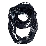 NBA San Antonio Spurs Sheer Infinity Scarf, One Size, Black