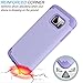 Tekcoo Galaxy S7 Case, [Tbaron Series] [Lavender] Shock Absorbing Hybrid Rubber Plastic Impact Defender Rugged Slim Hard Case Cover Shell for Samsung Galaxy S7 S VII G930 GS7 All Carriers