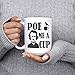 (Edgar Allan) Poe Me A Cup - Large Black Inlay 15 oz Double-Sided Coffee Tea Mug
