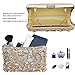 Womens Beaded Crystal Clutch Rhinestone Evening Bag Wedding Bridal Prom Purse,Gold-1.