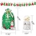 Funnlot Christmas Drawstring Gift Bags 32PCS in 7 Styles Christmas Wrapping Bags Xmas Treats Bags Christma s Party Favor Pouch Goody Sweet Treat Candy Bags with Ribbon Ties