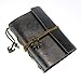Towallmark(TM)Vintage Style Leather Cover Notebook Journal Diary Blank String Nautical (Black)