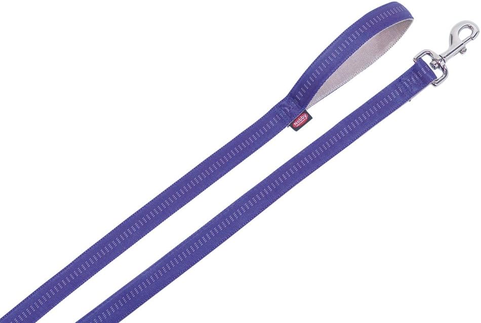 Nobby Leash Soft Grip, 120 cm/ 25 mm, Purple, 120 cm x 25 mm (Pack of 1)
