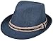 Women and Men Straw Fedora Sun Hat - Outdoor Cap w/Band