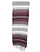 Canyon Creek Mexican Style Falsa Yoga Blanket (Burgundy)