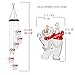 Clordeal Solar Snowman Wind Chimes Changing Colour Solar Powered Windchimes Unique Outdoor Waterproof Auto On/Off Solar Light Mobile Chimes for Garden Christmas Decoration