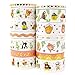 Washi Tape Set Animals Gold for Girls Washi Animals Cute Foil for Bullet Journal Planners Scrapbooking