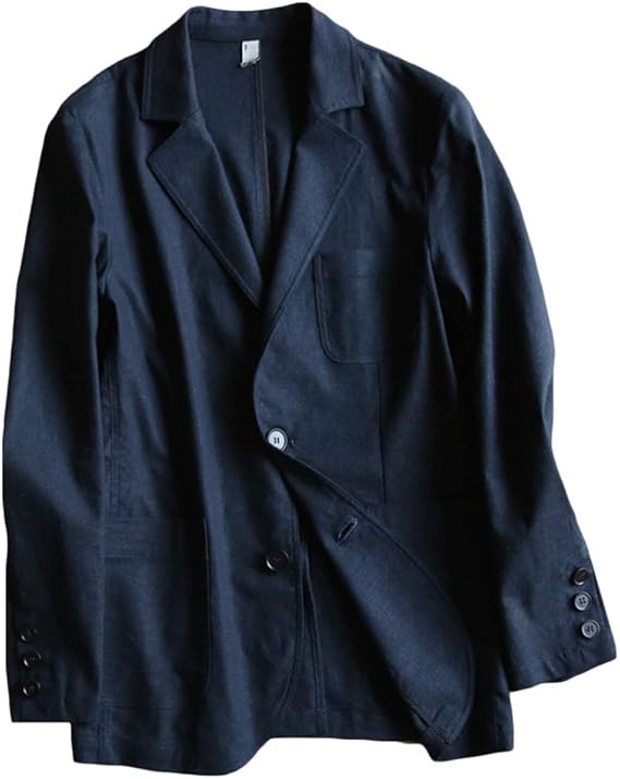 Amazon テーラードジャケット メンズ グレー ブルー ブラック 春 夏 秋 ストレッチ ビジネス キレイめ ジャケット カジュアル 大きいサイズ コート ジャケット 通販