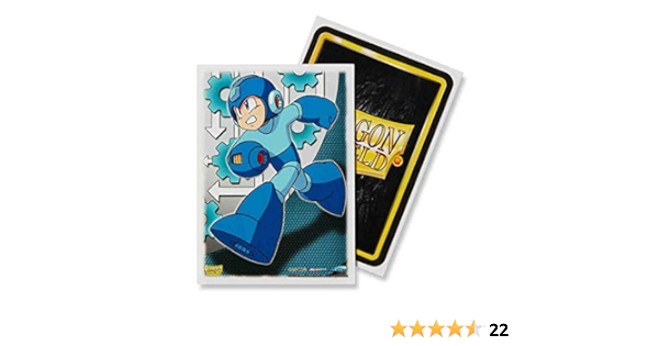 Amazon Com Dragon Shield Classic Art Megaman Juego De Fundas Para Tarjetas De 100 Unidades Juguetes Y Juegos