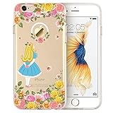 iPhone 6 Case, iPhone 6 Case Clear with Cartoon Pattern, ESR iPhone 6 / 6S Protective Case Soft Flexible TPU Back Cover Bumper Ultra Thin Case for 4.7 inches iPhone 6 iPhone 6s (Alice Wonderland)