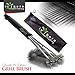 BBQ Grill Brush, Inspero Trading Triple Brush Barbeque Grill Cleaner, Stainless Steel Bristles, Long 18'' Inch Handle, Durable, Unbreakable, Remove Grime Efficiently, Keep Grill Grates Clean Like New