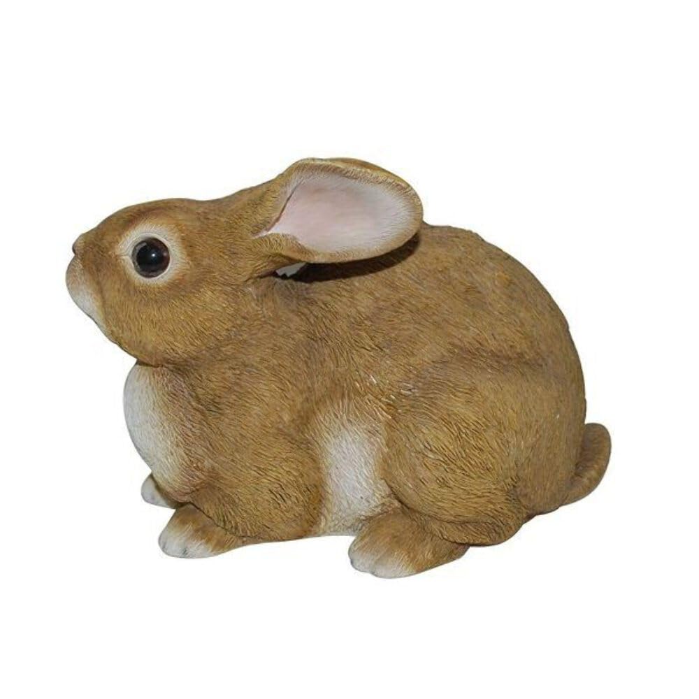 Sitting Rabbit D Real Life Resin Ornament by Vivid Arts