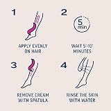 Veet Pure Hair Removal Cream Legs & Body Sensitive Skin 400ml Pack of 2 view 5