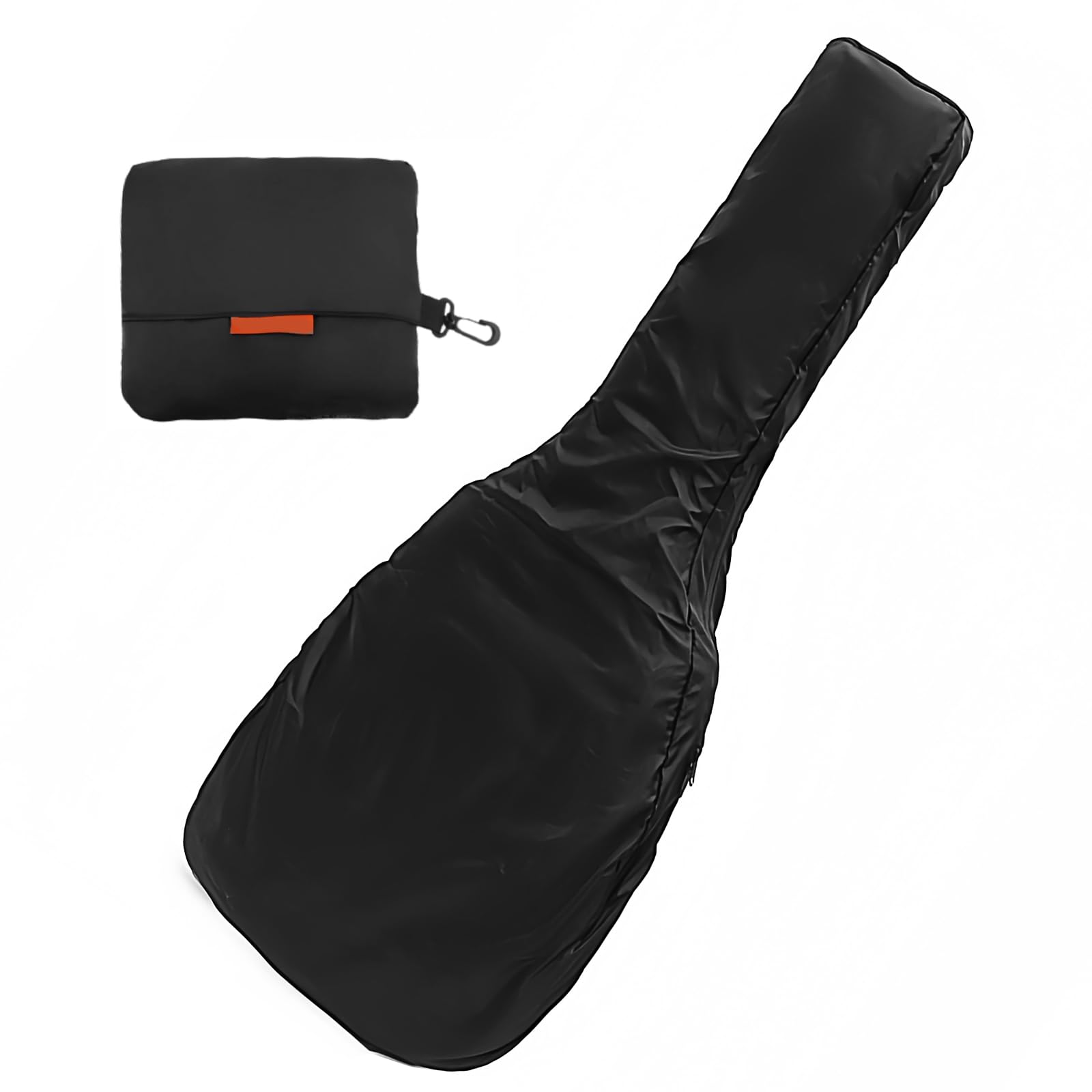 Musiin Electric Guitar Bag Rain Cover - Waterproof Protection with Lightweight and Foldable Design, Black