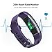 Letsfit Fitness Tracker HR, Activity Tracker with Step Counter,IP68 Waterproof Pedometer with Calorie Counter, Sleep Monitor,Smart Fitness Band for Men Women Kids