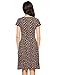 Zeagoo Women's Rayon Wrap Floral Print V Neck A-Line Flare Party Dress,Orange,Medium