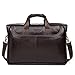BOSTANTEN Leather Briefcase Handbag Messenger Business Bags for Men Brown