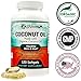 Organic Coconut Oil Capsules - 2000mg Pure Extra Virgin Raw Coconut Oil Supplements for Skin, Healthy Weight Loss, Hair Growth. Rich in MCFA and MCT. Natural Cold Pressed & Non-GMO 120 Pills.