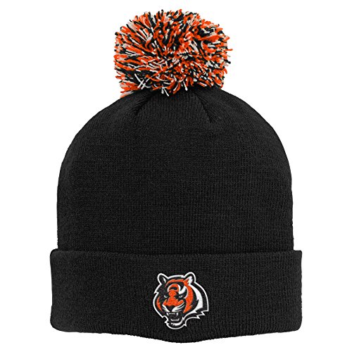 Cincinnati Bengals Boys Pom Beanie Football Theme Hats