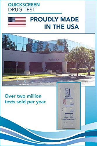 Phamatech Quickscreen MET 500 ng/mL Urine Dip Card Drug Testing - Pack of 25