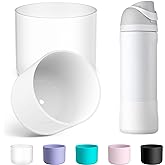 Alwenid 2PCS Silicone Water Bottle Boot for Owala 24oz 32oz 40oz, Anti-Slip Protective Sleeve Bottom Bumper Protector for FreeSip, Twist, and Flip Stainless Steel Water Bottles