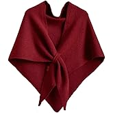 Winter Shawl Wraps Women Knitted Shawls and Wraps Cardigan Cape Wool Pashmina Shoulder Top Sweater Shawl Scarf 2025