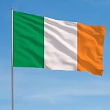 AhfuLife Irish Flag 5ft x 3ft Double Sided with Brass Eyelets Outdoor Flag view 6