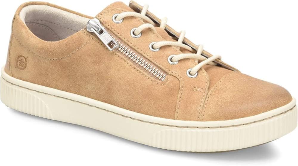born tamara casual zip leather sneakers