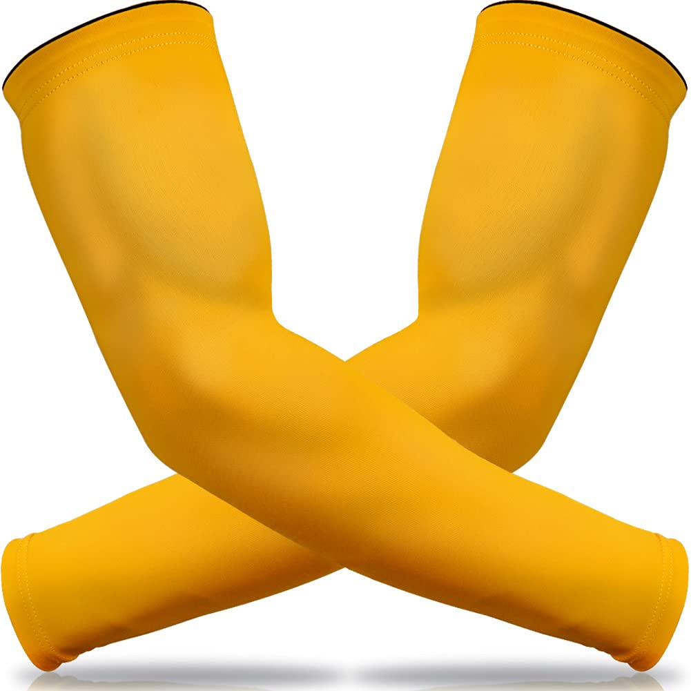 beister 1 Pair Compression Cooling Athletic Arm Sleeve for Women and Men, Breathable Sports Arm Elbow Sleeve for Basketball, Running, Cycling, Outdoors, Arthritis and Lymphedema