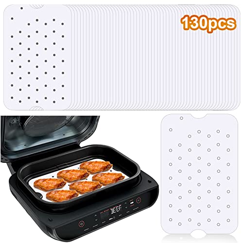 BABORUI 130Pcs Air Fryer Baking Parchment, Disposable Air Fryer Baking