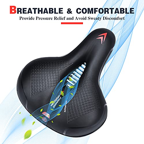 Durable Bike Seat, Most Comfortable Bicycle Seat Waterproof Foam