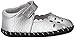 pediped Katelyn Originals Mary Jane (Infant/Toddler),Silver,Small (6-12 Months)