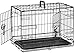 AmazonBasics Double-Door Folding Metal Dog Crate Kennel - 13 x 16 x 22 Inches primary