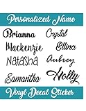 Personalized Name Vinyl Decal Sticker I Yeti Water Bottle Decal I iPad Decal I Phone Decal I Die Cut Vinyl Decal Sticker