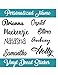 Personalized Name Vinyl Decal Sticker I Yeti Water Bottle Decal I iPad Decal I Phone Decal I Die Cut Vinyl Decal Sticker