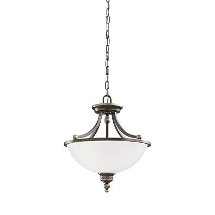 Sea Gull Lighting 60029 746 Kent One Light Outdoor Semi Flush