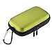 MP3 Player Case KINGTOP Durable Hard Shell Travel Carrying Case for MP3 MP4 Players,iPod Nano,iPod Shuffle,USB Cable,Earphones,Memory Cards,U Disk,Keys (Army Green)