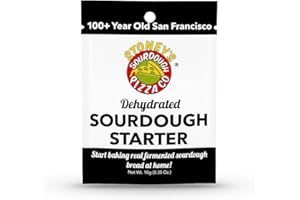 STONEY'S SOURDOUGH PIZZA CO Dehydrated Sourdough Starter | 100+ Year Old San Francisco Culture | Easy Activation, Fast Rise | Step-by-Step Feeding Instructions | Great for Artisan & Beginner Bakers
