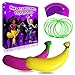Bachelorette Party Games Bundle by Viribus | Inflatable Ring Toss Rodeo Game | 20 Drink If and Scratch Off Dare Cards | for Girls Night Out, Bride to Be and Bridal Shower Gifts