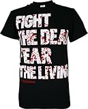 The Walking Dead Fight the Dead Men’s T-Shirt, Black, XXX-Large, Online Clothing Store