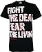 The Walking Dead Fight the Dead Men's T-Shirt, Black, Medium