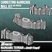 EnderToys Connecting Barricade Wall Set, Terrain Scenery for Tabletop 28mm Miniatures Wargame, 3D Printed and Paintable