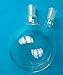 Deschem 2000ml,24/40,2-Neck,Round Bottom Glass Flask,2L Reaction Vessel,Double Necks