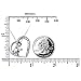 Flyow 925 Sterling Silver Cubic Zirconia Engraved Keep Me in Your Heart Cute Pig Heart Pendant Necklace for Women Birthday Graduation Gifts