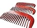 Unique Gift - Olina No Static Premium Quality Natural Rosewood Pocket Hair Comb Beard Comb Moustache Comb with Natural Wood Aromatic Smell (Wide-tooth, Rosewood Gold Carved, 4.7'')