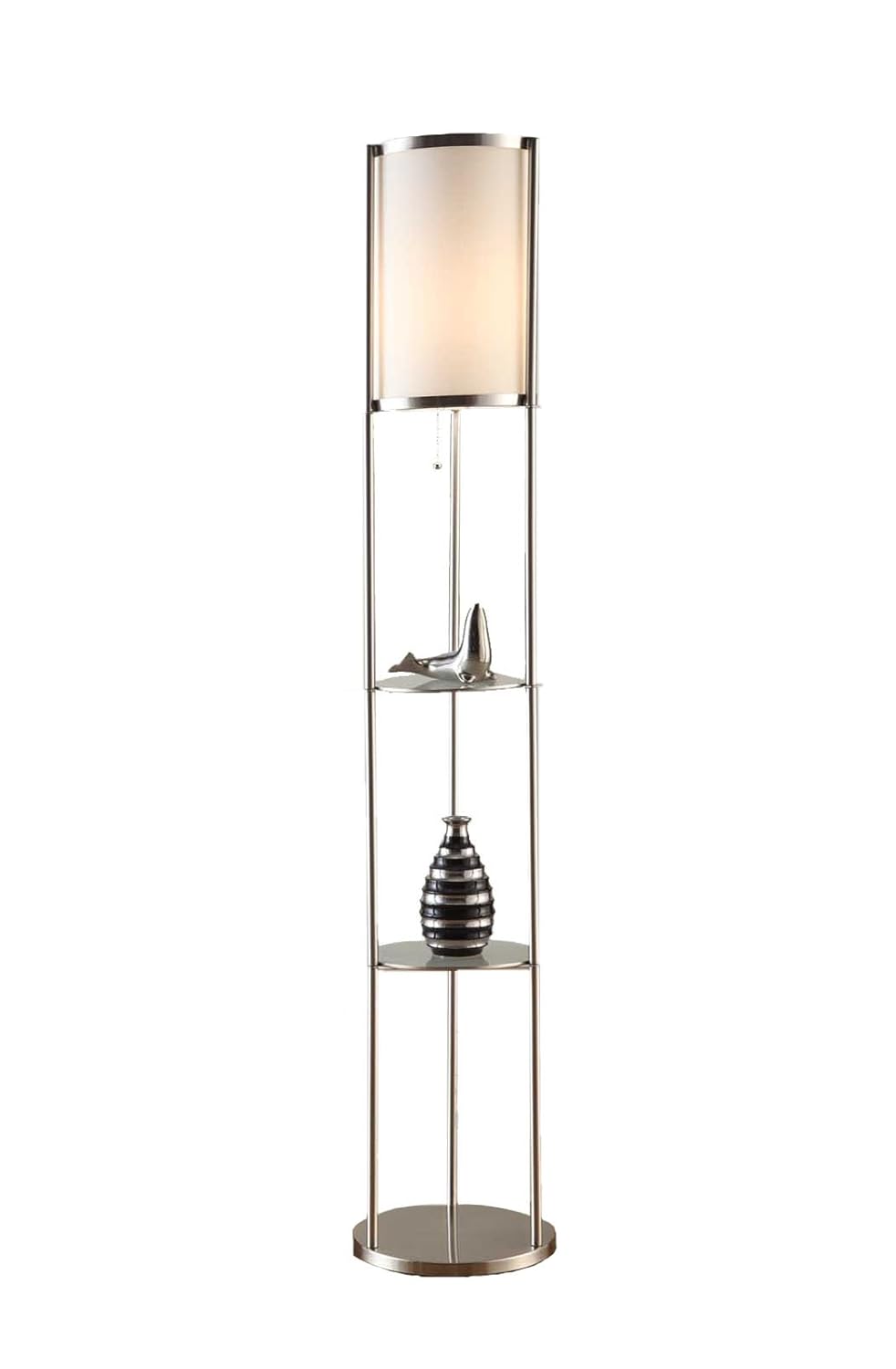Best modern glass shelves table lamps