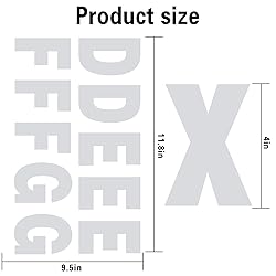 120 PCS Reflective Mailbox Number and Letters