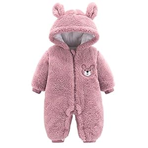 Pasgeboren Baby Jongens Meisjes Flanellen Hooded Jumpsuit Winter Cartoon Dier Romper Bodysuit Uitloper Plus Kasjmier…