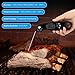 Instant Read Digital Thermometer, Cooking Food Thermometer for Kitchen & Outdoor, With a Luminous Electronic LCD Screen and Foldable Probe & Calibration Functions, by You and Me Black
