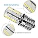 3-Pack E17 Dimmable LED Bulb, 4W 6000K Daylight White, for Microwave oven, Freezer, under-microwave stove light